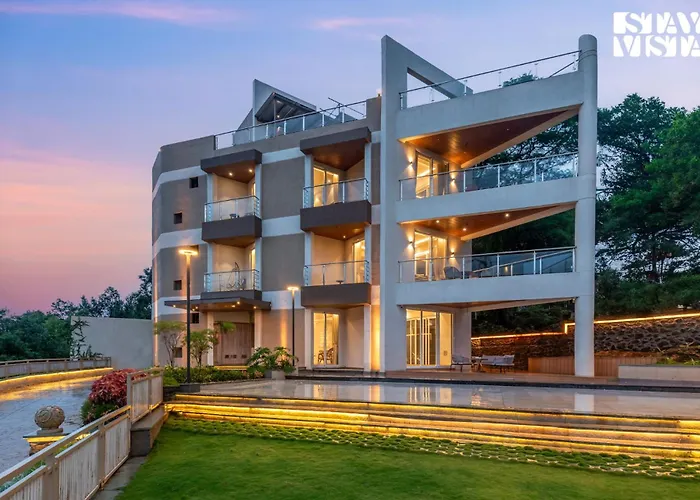 Mocha House With Indoor Pool, Bbq & Bonfire At Lonavala By Stayvista